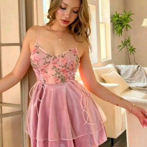 [ FREE SIZE ] Luxury Tulle Slip Dress