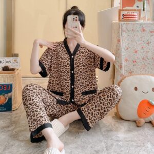 Tiger print co-ords ( Brown Collars)